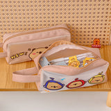 Cifeeo-Back To School Gifts Capibara Transparent Pencil Case Capibaras Peluche Pencil Case Girls School Supplies Pencilcase Cute Stationery Pencil Pouch
