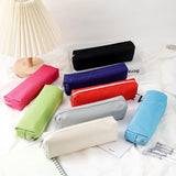 Cifeeo-Back To School Gifts Simple Pencil Case School Supplies Pencil Cases Estuche Escolar Solid Color School Stationery Kalemlik Trousse Pencil Pouch