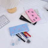 Cifeeo-Back To School Gifts Pink Bow Pencil Case Cute Stationery Pencil Case Girls School Supplies Trousse Back To School Estuches Escolares Pencil Pouc