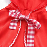 Cifeeo-Halloween Custom Little Red Riding Hood Costume Cape Dress up Halloween Capelet Cosplay Princess Cloak for women and girls