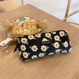 Cifeeo-Back To School Gifts Pencil Case Korean Retro Pencilcase Trousse Scolaire Corduroy Pen Case Estuche Lapices Kalemlik School Supplies Pencil Pouch
