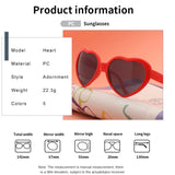 Cifeeo-Cool Sunglasses Heart Shaped Love Effects Glasses Watch The Lights Change to Heart Shape At Night Diffraction Glasses Unisex Sunglasses Gift