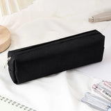 Cifeeo-Back To School Gifts Simple Pencil Case School Supplies Pencil Cases Estuche Escolar Solid Color School Stationery Kalemlik Trousse Pencil Pouch
