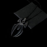 Cifeeo-Halloween Jewelry Gothic Punk Spider Animal Pendant Necklace for Women Men Stainless Steel Y2K Style Hip Hop Neck Chain Choker Personality Jewelry