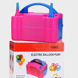 Cifeeo-Electric Inflatable Balloon Pump Double Hole Fast Inflatable Ball Double Air Pump Birthday Balloons Wedding Decor Party Supplies