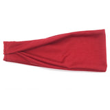 Cifeeo Back to school Women Headband Solid Color Twist Cotton Wide Turban Twisted Knotted Headwrap Girls Hairband Fashion Hair Accessories Scrunchies