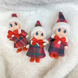 Christmas Mini Baby Elf Dolls Todder Elves Shining Kindness Craft Babies Doll Toy Decoration On The Shelf Gift For Girl Boy Kid