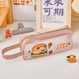 Cifeeo-Back To School Gifts Capibara Transparent Pencil Case Capibaras Peluche Pencil Case Girls School Supplies Pencilcase Cute Stationery Pencil Pouch