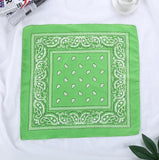 Cifeeo Vintage Bohemia Print Bandana Hair Bands For Girls  Women Headband Scarf  Face Mask Cross Turban Bandanas Headwear 55Cmx55cm