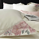 Cifeeo-Elegant French Flowers Embroidery, 1000TC Egyptian Cotton, Luxury Bedding Set, Queen, King Size, Duvet Cover, Bed Sh