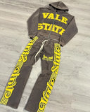 Cifeeo-Aesthetic Harajuku letter stripe pattern design straight wide leg baggy pants women 2024 fashion trend versatile couple y2k pant