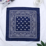 Cifeeo Vintage Bohemia Print Bandana Hair Bands For Girls  Women Headband Scarf  Face Mask Cross Turban Bandanas Headwear 55Cmx55cm