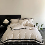 Cifeeo-100S Long Staple Cotton Luxury Solid Color Hotel Style Bedding Set Queen King Duvet Cover Set Flat/Fitted Bed Sheet Pillowcases