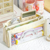 Cifeeo-Back To School Gifts Six Layers Pencil Case Transparent Estuches Escolares Pencil Pouch Stationery Large Capacity School Supplies Pencil Cases
