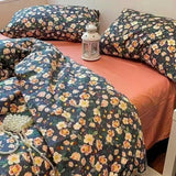 Cifeeo-INS Style Bedding Boys Girls Twin Queen Size Duvet Cover Set Flat Sheet Pillowcase Bed Linen Kids Adult Fashion Home Textile