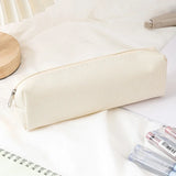 Cifeeo-Back To School Gifts Simple Pencil Case School Supplies Pencil Cases Estuche Escolar Solid Color School Stationery Kalemlik Trousse Pencil Pouch