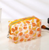 Cifeeo-Back To School Gifts Butterfly Transparent Pencil Case Stationery Trousse Large Capacity Pen Case Make Up Bag Estuche School Supplies Pencil Pouch