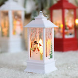 Cifeeo-Santa Claus Snowman Lantern Light Merry Christmas Decoration For Home Christmas Tree Ornament Xmas Gifts Navidad 2024 New Year