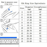 Cifeeo-Christmas gifts idea Exquisite Silver Color Wedding Rings for Women Luxury Fashion Inlaid with White Zircon Stones Party Engagement Ring Jewelry