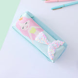 Cifeeo-Back To School Gifts Mermaid Pencil Case Estuche Escolar Pencilcase School Supplies Sequins Pencil Pouch Kawaii Stationery Pencil Cases For Girls