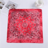 Cifeeo Vintage Bohemia Print Bandana Hair Bands For Girls  Women Headband Scarf  Face Mask Cross Turban Bandanas Headwear 55Cmx55cm