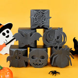 Cifeeo-6pcs Halloween Candy Gift Box Spider Bat Pumpkin Cookie Boxes Bag Halloween Party Decoration Supplies Kids Favors Trick or Treat