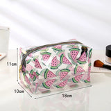 Cifeeo-Back To School Gifts Butterfly Transparent Pencil Case Stationery Trousse Large Capacity Pen Case Make Up Bag Estuche School Supplies Pencil Pouch