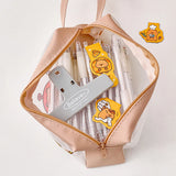 Cifeeo-Back To School Gifts Capibara Transparent Pencil Case Capibaras Peluche Pencil Case Girls School Supplies Pencilcase Cute Stationery Pencil Pouch