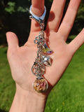 Cifeeo-Witch Ball Protection Good luck Keychain,Car Charm,Mirror Car Charm