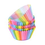 Cifeeo-100Pcs Muffin Cupcake Paper Cups Cupcake Liner Baking Muffin Box Cup Case Party Tray Cake Decorating Tools Birthday Party Decor