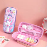 Cifeeo-Back To School Gifts Unicorn Pencil Case 3D Cartucheras Escolares Pencilcase School Supplies Large Capacity Kalemlik Kawaii Stationery Pencil Box