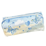 Cifeeo-Back To School Gifts Butterfly Pencil Case Cute Stationery Pencil Case Girls Estuche Escolar Oil Painting Large Capacity School Supplies Pencil Pouch