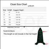 Cifeeo-Halloween Custom Movie Hocus Pocus 2 Witch Cloak Hooded Mary Sarah Winifred Sanderson Sister Cosplay Costume Halloween Adult Girl Long Party Cape