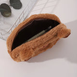 Cifeeo-Back To School Gifts Capibara Plush Pencil Case Capibaras Peluche Pencil Case Girls Soft Cute Stationery Pencilcase School Supplies Pencil Pouch