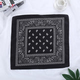 Cifeeo Vintage Bohemia Print Bandana Hair Bands For Girls  Women Headband Scarf  Face Mask Cross Turban Bandanas Headwear 55Cmx55cm