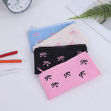 Cifeeo-Back To School Gifts Pink Bow Pencil Case Cute Stationery Pencil Case Girls School Supplies Trousse Back To School Estuches Escolares Pencil Pouc