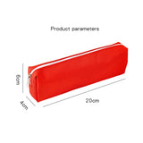 Cifeeo-Back To School Gifts Simple Pencil Case School Supplies Pencil Cases Estuche Escolar Solid Color School Stationery Kalemlik Trousse Pencil Pouch