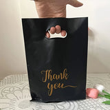 Cifeeo-100pcs Thank You Gift Bags for Guests Gratitude Gift Bag Thank You Handback Gift Birthday Decoration Party Supplies Baby Shower