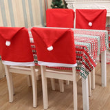 Cifeeo-Christmas Chair Cover Christmas Decoration for Home Table Dinner Chair Back Decor 2025 New Year Party Supplies Xmas Navidad 2024