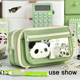 Cifeeo-Back To School Gifts 9 Layers Transparent Pencil Case Estuches Escolares Pencil Cases Piornik School Supplies Large Capacity Trousse Pencil Pouch