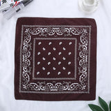 Cifeeo Vintage Bohemia Print Bandana Hair Bands For Girls  Women Headband Scarf  Face Mask Cross Turban Bandanas Headwear 55Cmx55cm