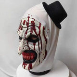 Cifeeo-Halloween Custom Scary Terrifier 3 Cosplay Mask Halloween Clown Bloody Latex Soft Party Decoration Props Terrifier Masks Costume Adult One Size