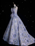 Cifeeo-back to school outfits nye outfits Valentine's Day outfits Aesthetic Ball Gown Sweetheart Lilac Tulle Party Dress Long Prom Dress Evening Dresses CIF1927