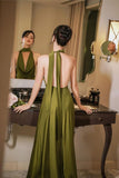 Cifeeo-back to school outfits nye outfits Valentine's Day outfits Drop Neck Silk Maxi Dress Wedding Guest Dress Prom Dresses Evening Gowns CIF1997