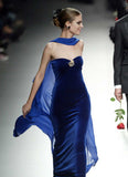 Cifeeo-back to school outfits nye outfits Valentine's Day outfits Pretty Mermaid Sweetheart Royal Blue Long Prom Dress Evening Dress Formal Dress CIF2151