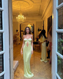 Cifeeo-back to school outfits nye outfits Valentine's Day outfits Pretty Mermaid Sweetheart Long Yellow Prom Dress Evening Dress Formal Dress CIF2165