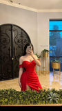 Cifeeo-back to school outfits nye outfits Valentine's Day outfits Sexy Mermaid Off The Shoulder Short Sleeves Long Prom Dresses Party Dress CIF2255