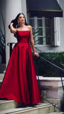 Cifeeo-back to school outfits nye outfits Valentine's Day outfits Sexy A Line Strapless Wine Red Prom Dresses Long Party Dress CIF2277