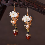 CIFEEO- Ethnic Gold Plated Long Eardrop Earrings OP1024