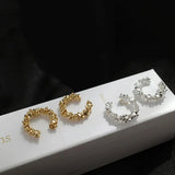 Cifeeo-2025 Fashion Delicate Silver Color Cute Clip Earrings Female Buckle Ear Cuff No Piercings Fake Cartilage Ear for Women Jewelry